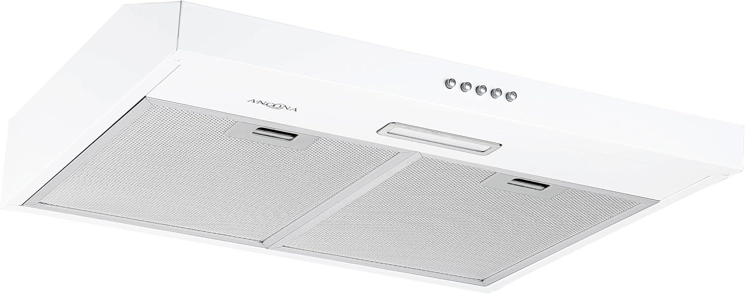 Ancona 24" Convertible Under Cabinet Range Hood in White