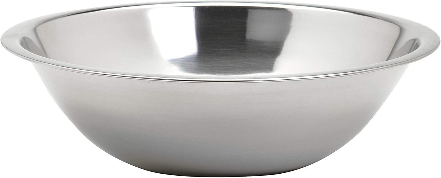 Update International Stainless-Steel Mixing Bowl, 5 Qt, Silver