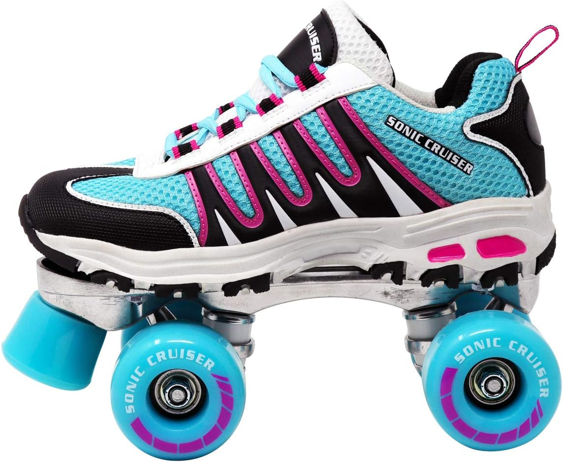 Lenexa Sonic Cruiser 2.0 Unisex Outdoor Quad Roller Skates with High Rebound Wheels