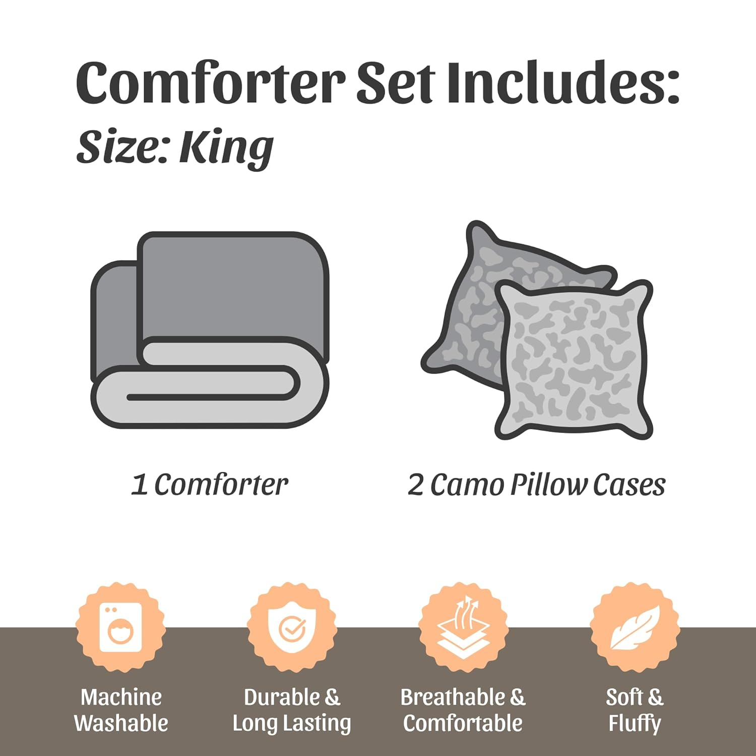Lime Green Camouflage King Microfiber Comforter Set