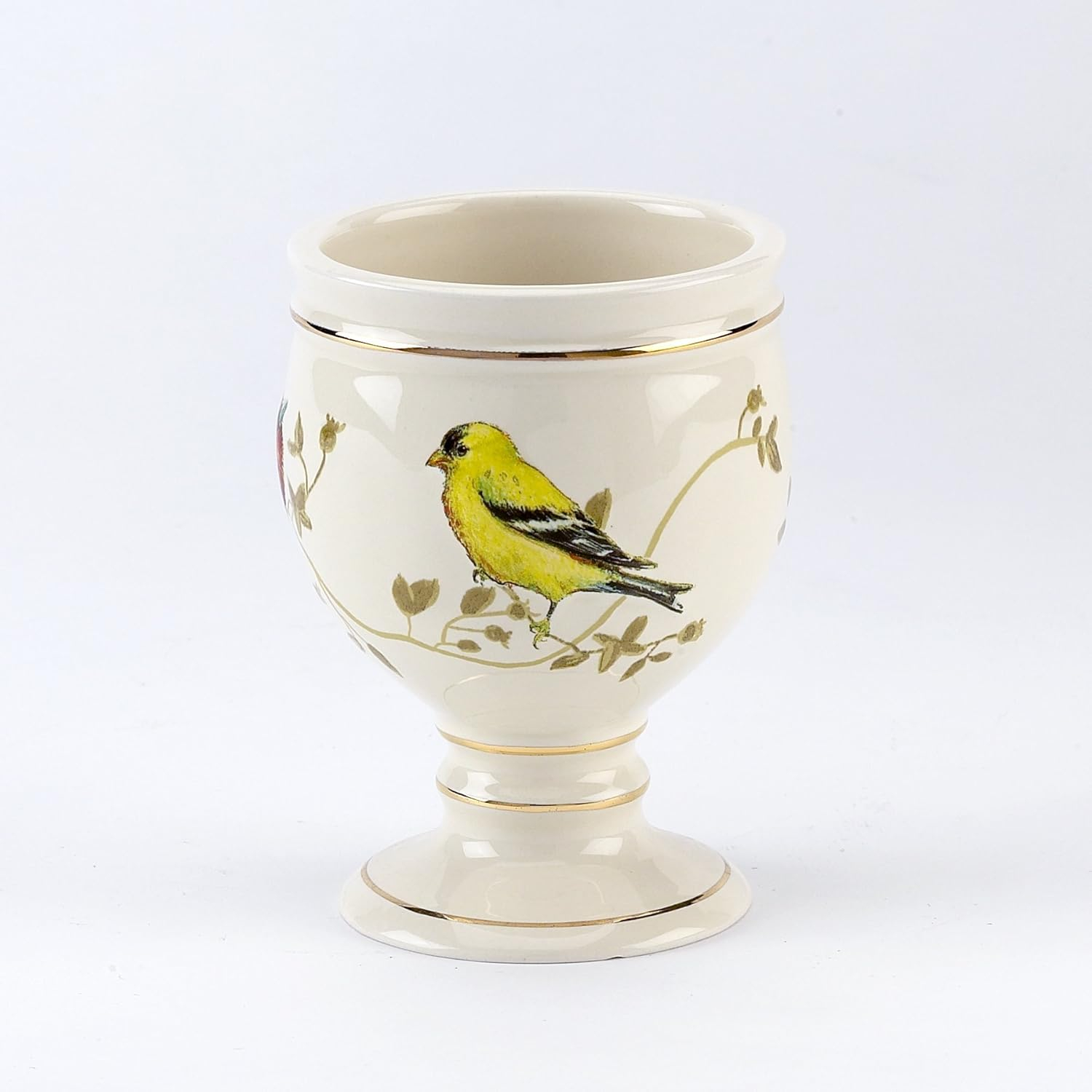 Avanti Linens - Tumbler, Durable Countertop Organizer, Nature Inspired Bathroom Accessories (Gilded Birds Collection)