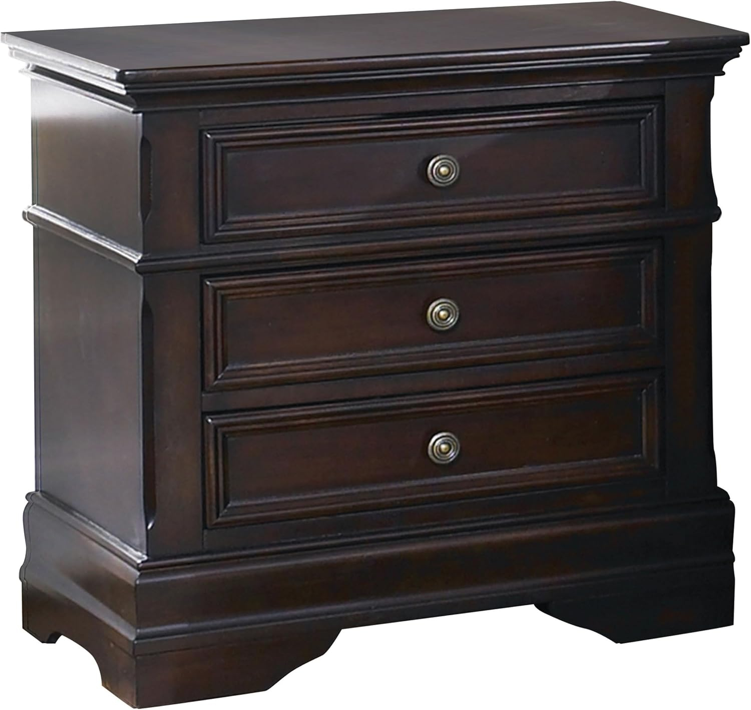 Coaster Home Furnishings Traditional Nightstand, Cappuccino