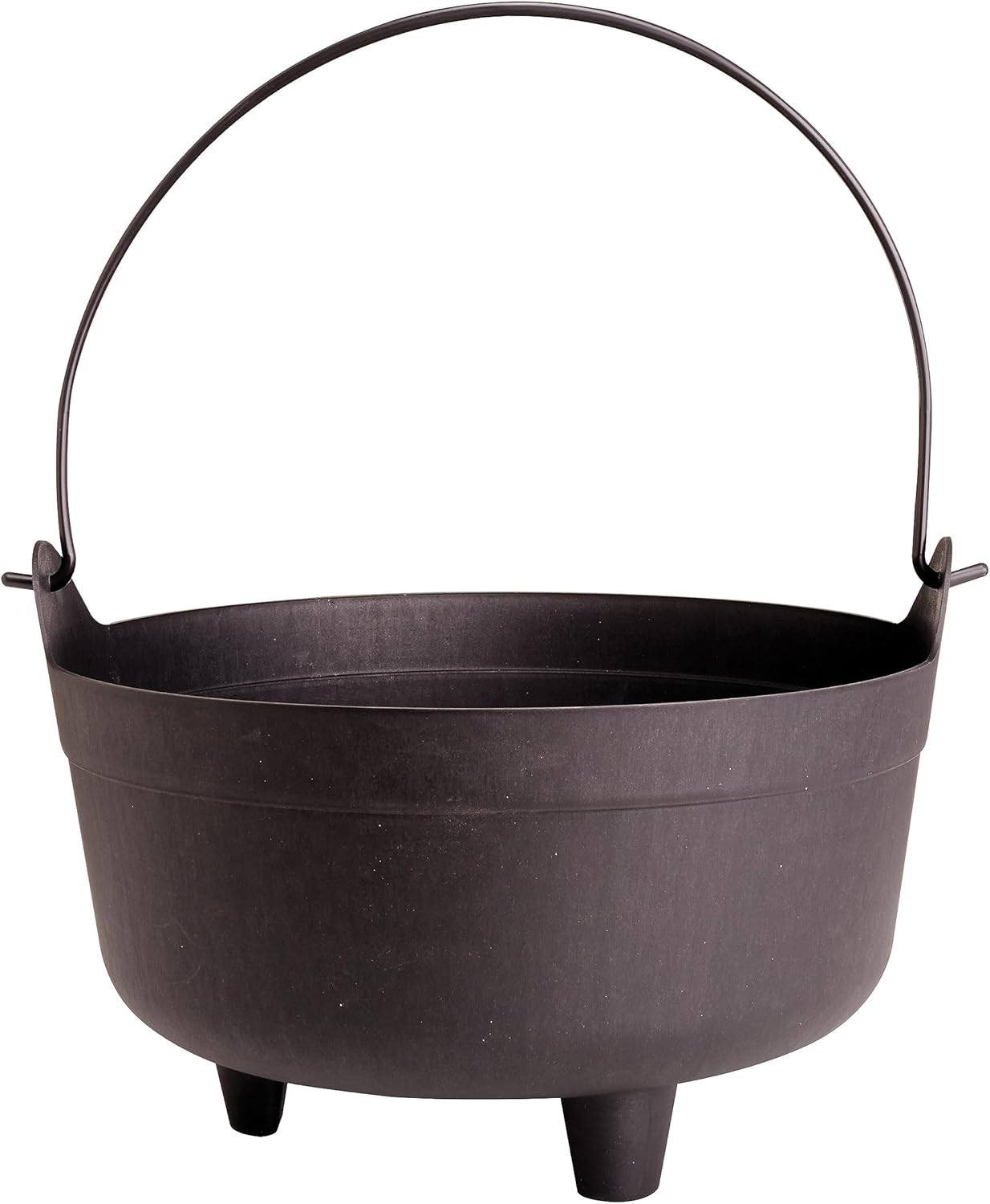 Fun World Large Halloween Witch Cauldron 14" W Plastic Decoration Prop, Black