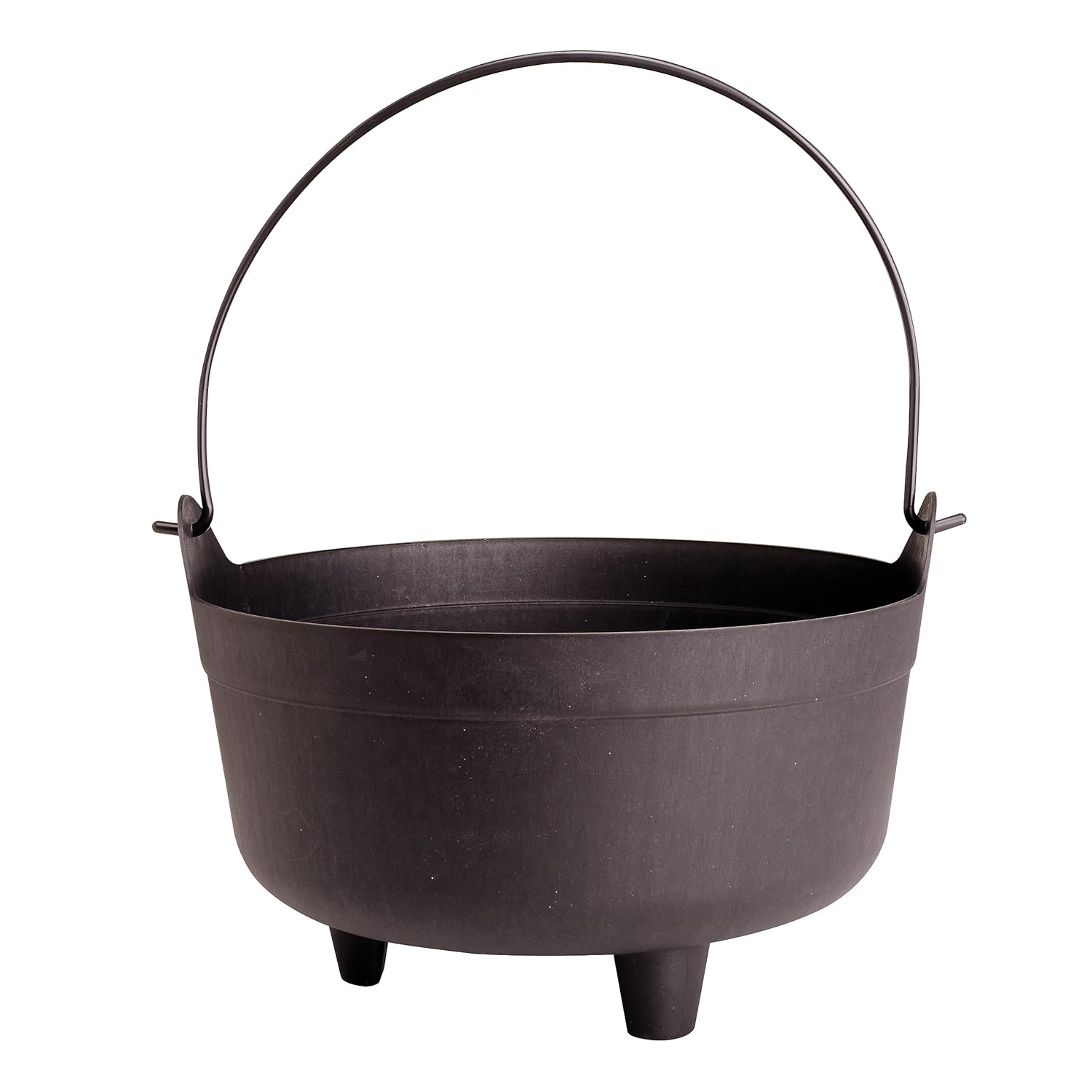 Fun World Large Halloween Witch Cauldron 14" W Plastic Decoration Prop, Black