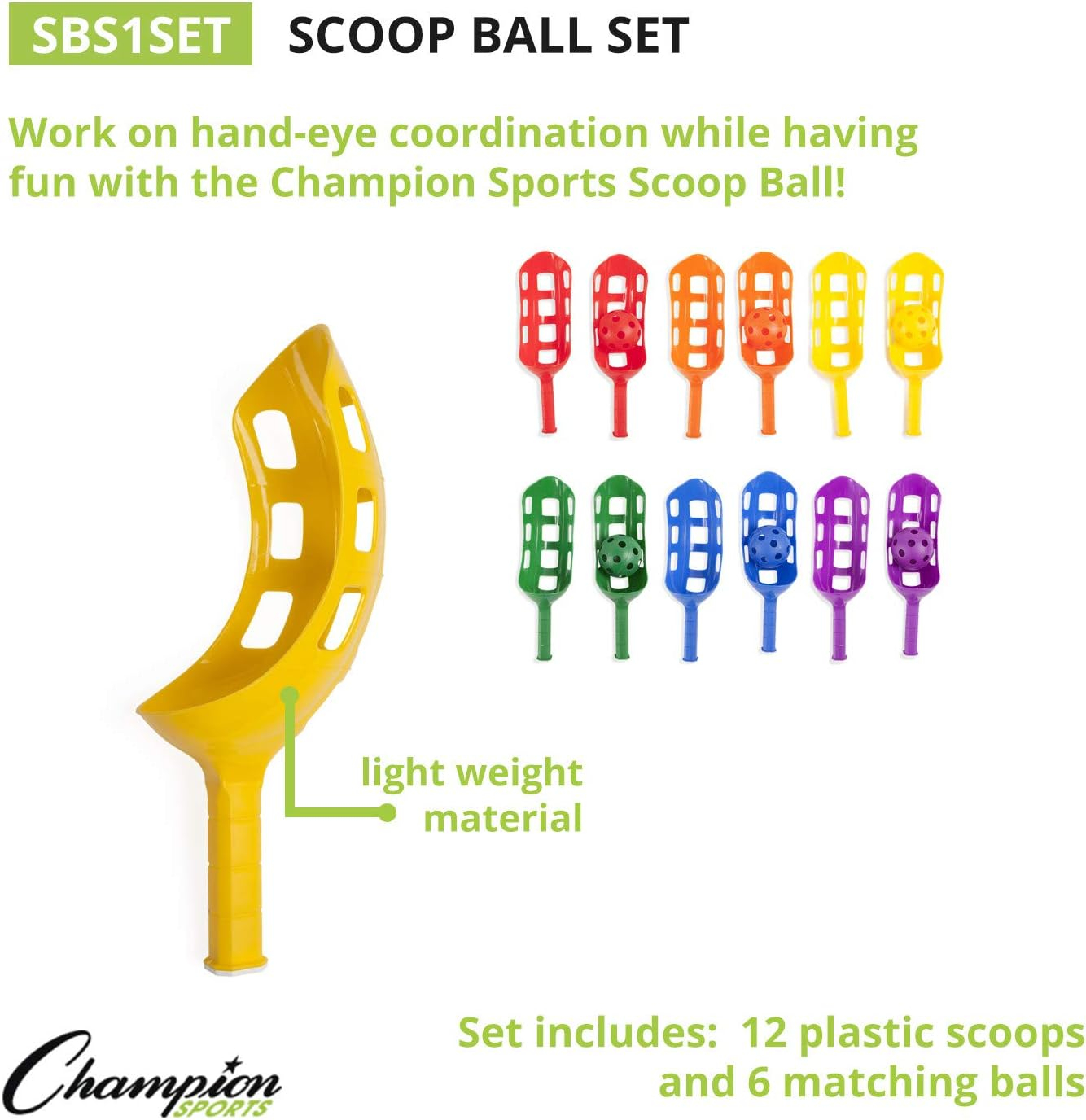 Colorful Plastic Scoop Ball Set for Outdoor Fun