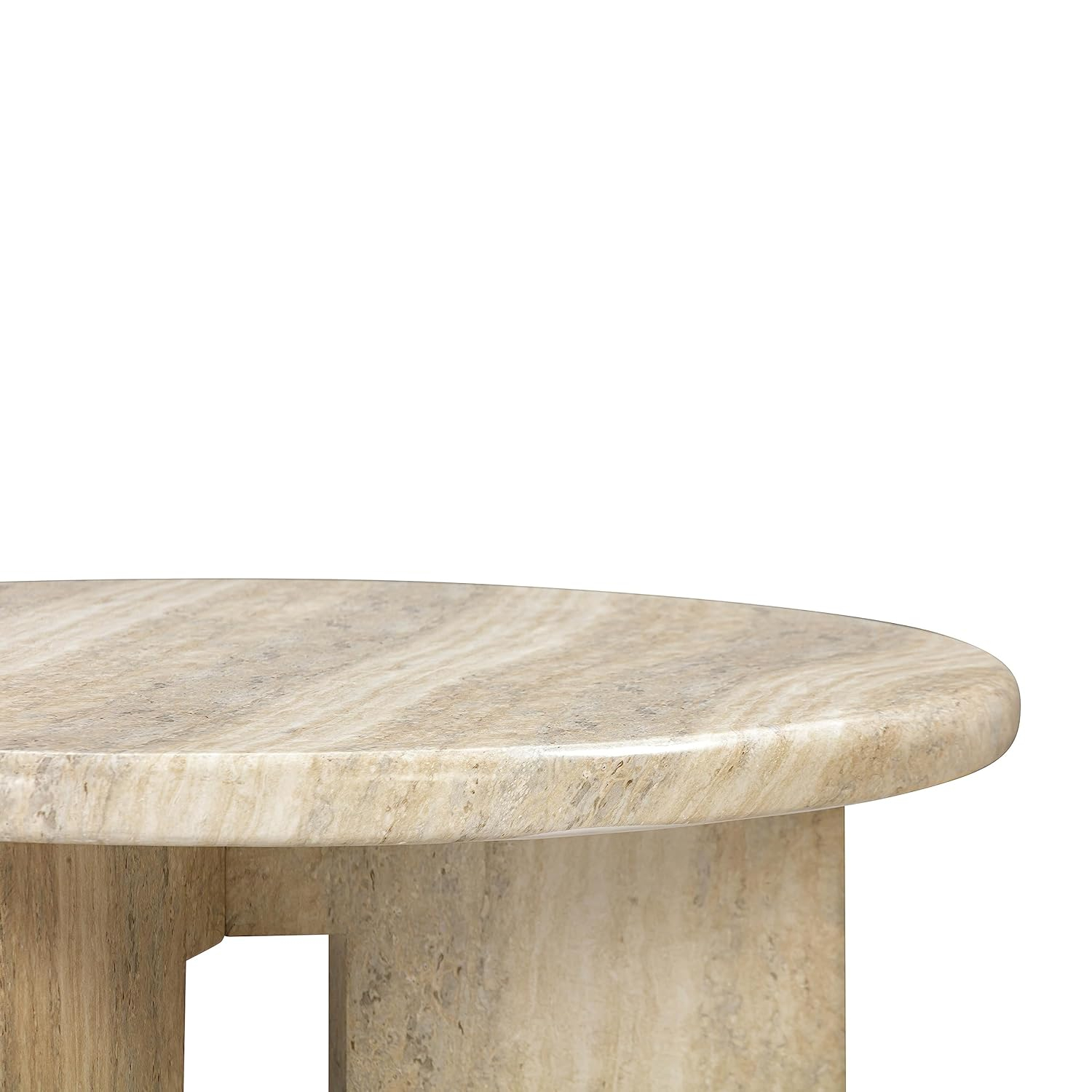 TOV Furniture TOV Furniture Patrizia Concrete Round Coffee Table