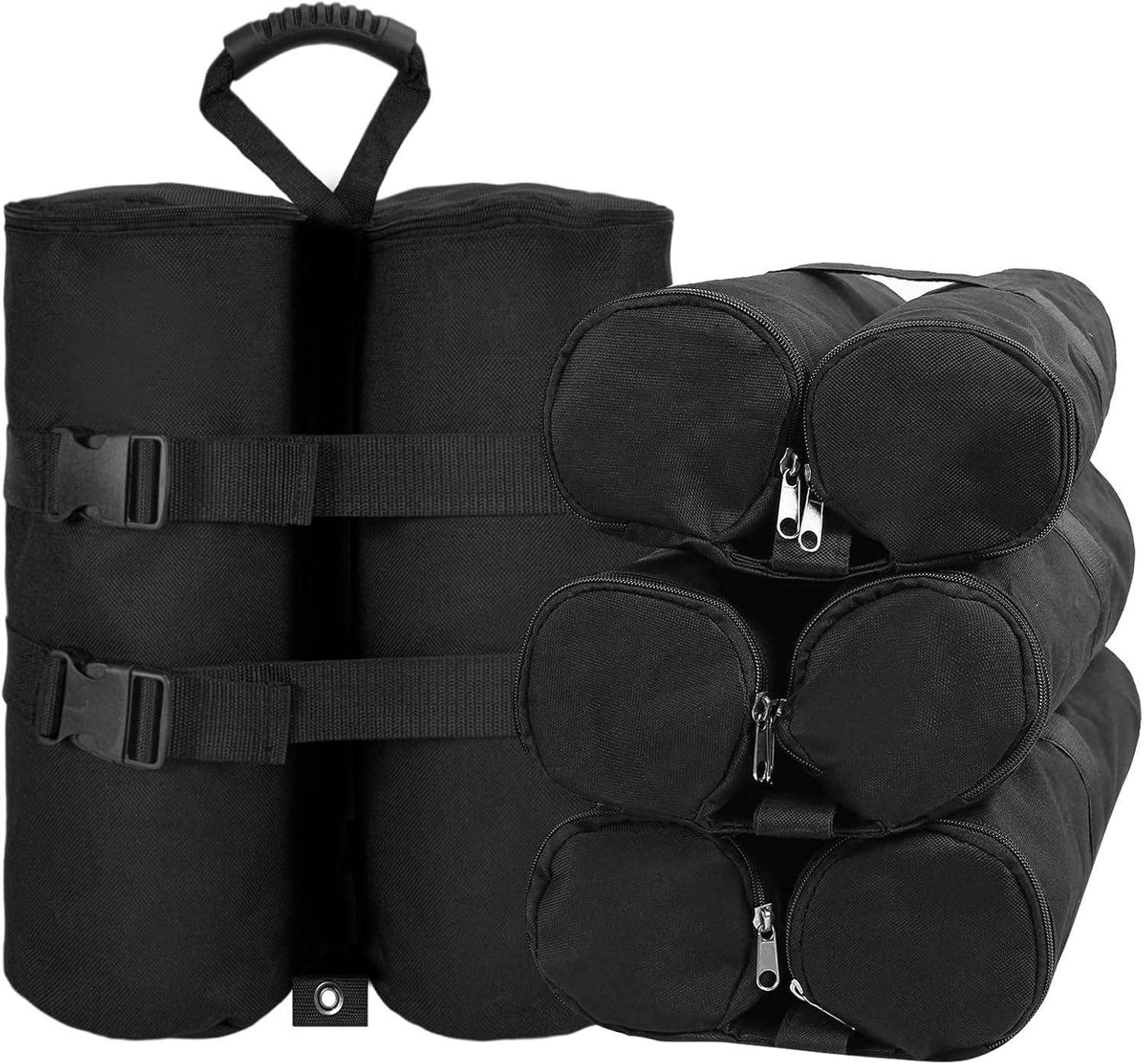 Plus Size Weight Bags(240 lbs) for Pop up Canopy Tent, 1680D Heavy Duty Leg Weights Sand Bags for Instant Outdoor Sun Shelter Canopy, Set of 4
