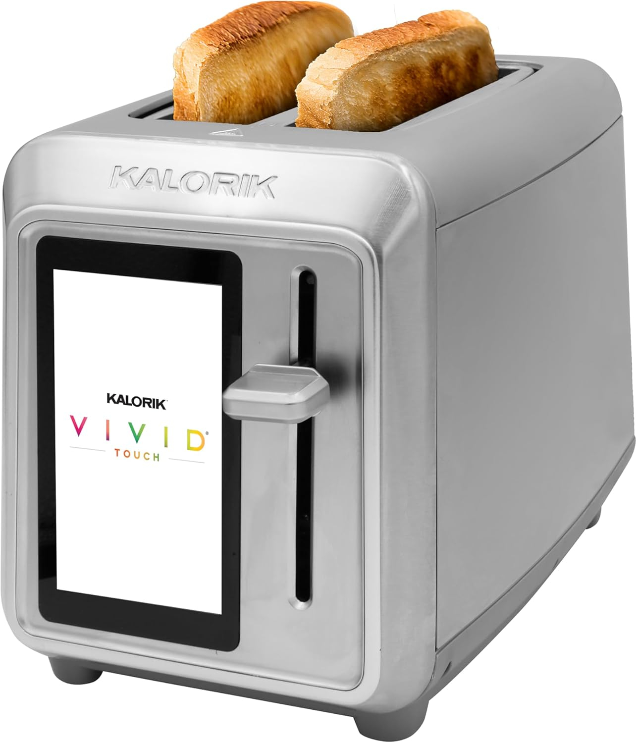 Kalorik Stainless Steel 2-Slice Toaster with Digital Touchscreen