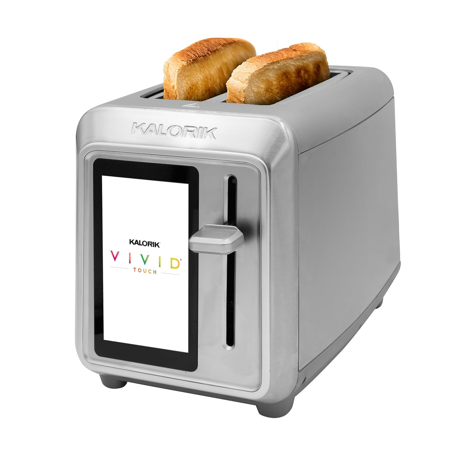 Kalorik Stainless Steel 2-Slice Toaster with Digital Touchscreen