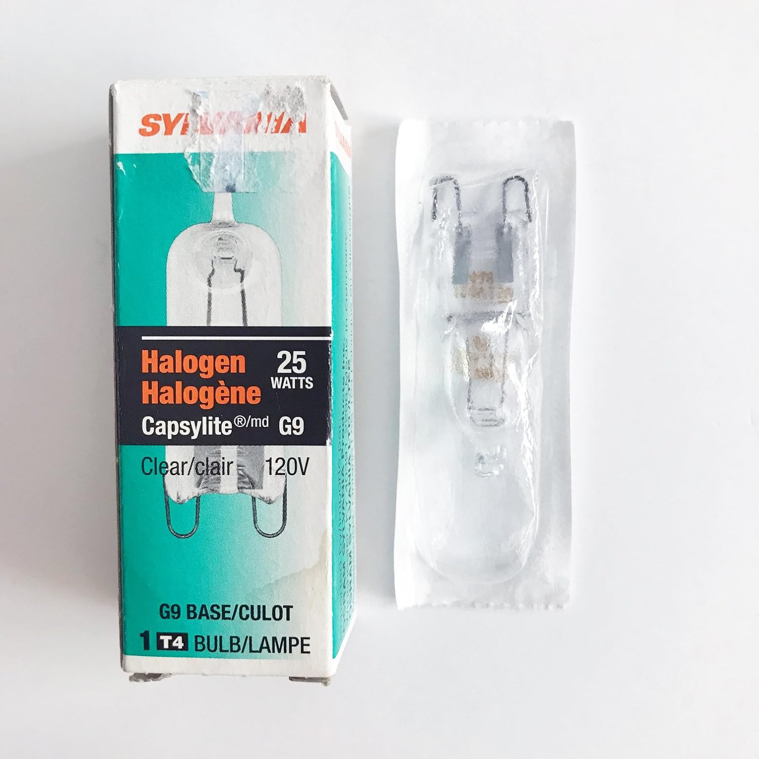 Clear 25 Watt Halogen Bi-Pin Light Bulb for Indoor Use