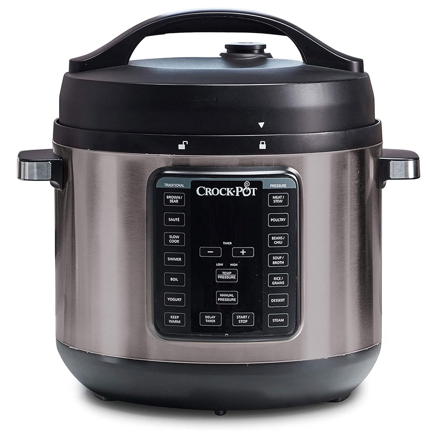 Crock-Pot 8-Quart Multi-Use XL Programmable Slow Cooker Pressure Cooker