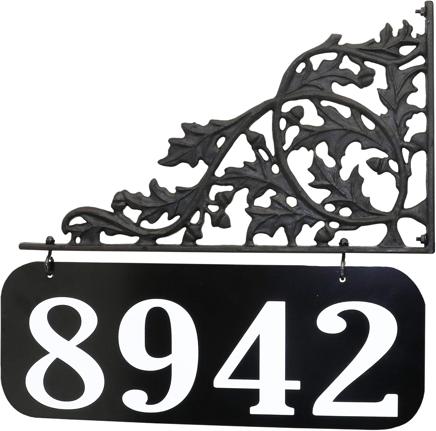 Address America  Oak Lamppost Sign - 6" x 16" Plaque