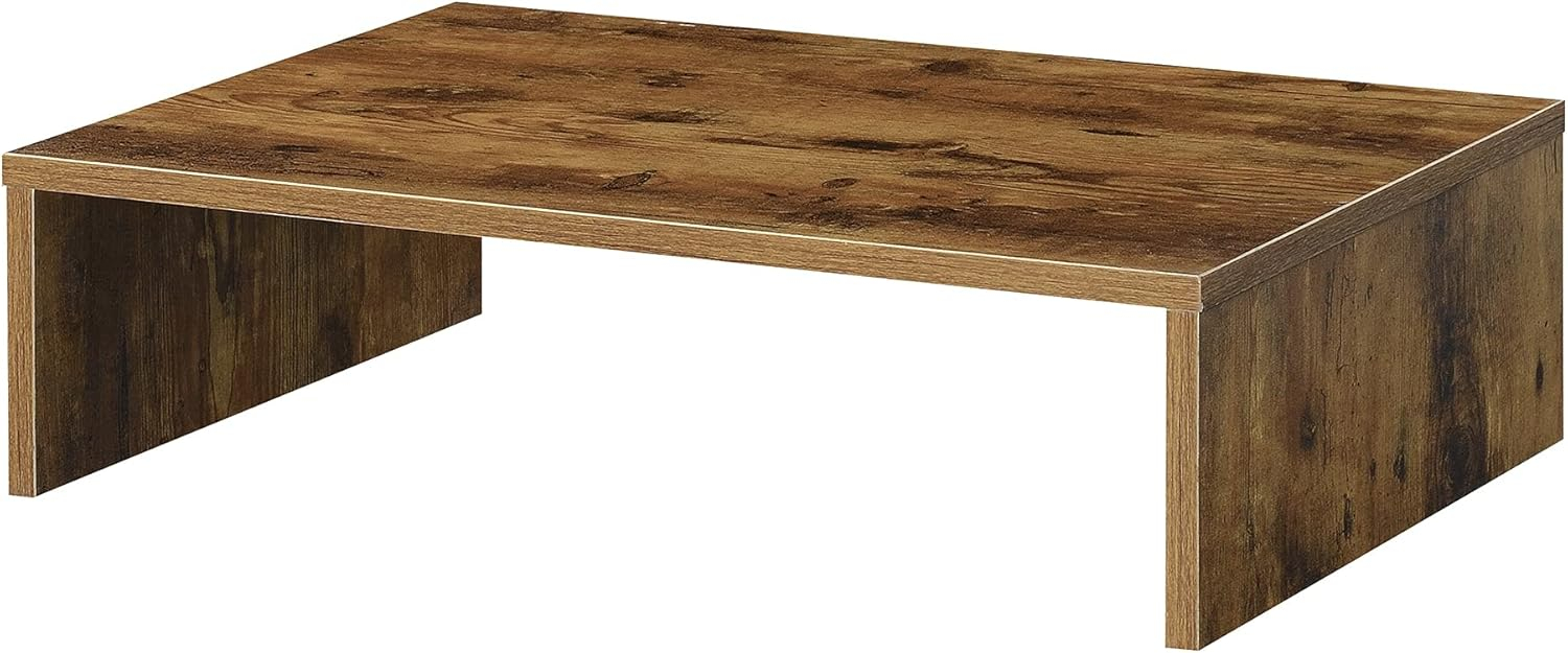 Convenience Concepts Designs2Go Small TV/Monitor Riser for TVs up to 26 inches, Barnwood
