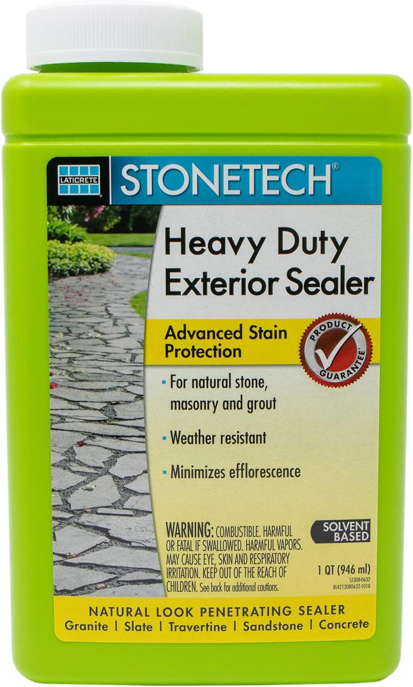 STONETECH Heavy Duty Exterior Sealer, 1 Quart/32 Oz (946ML) Bottle