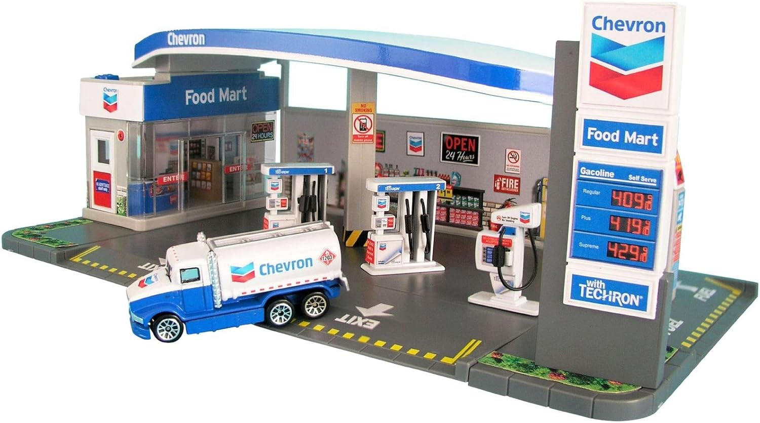 Daron Chevron Gas Station Playset