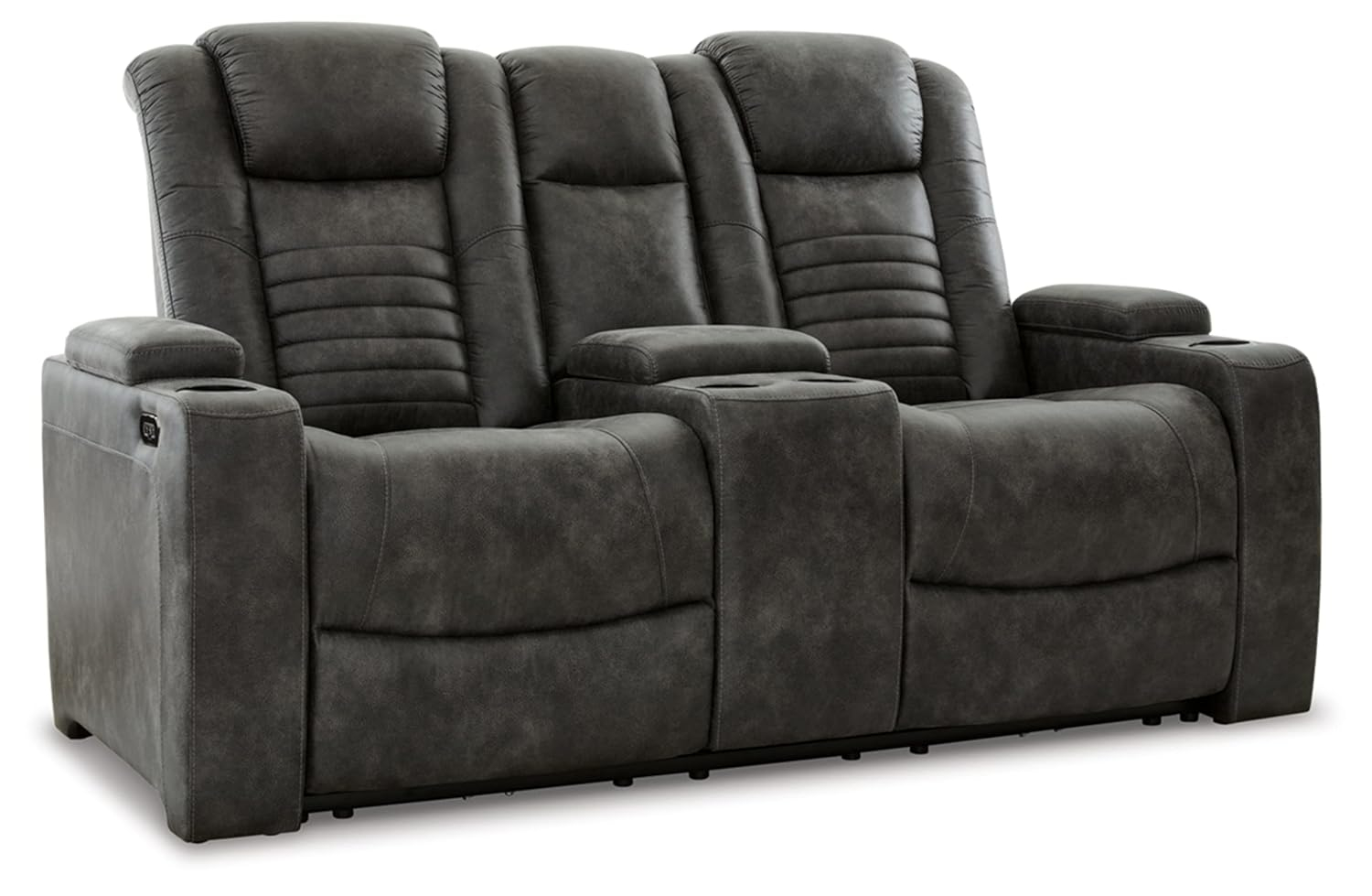 Jacobe 72'' Faux Leather Power Reclining Loveseat