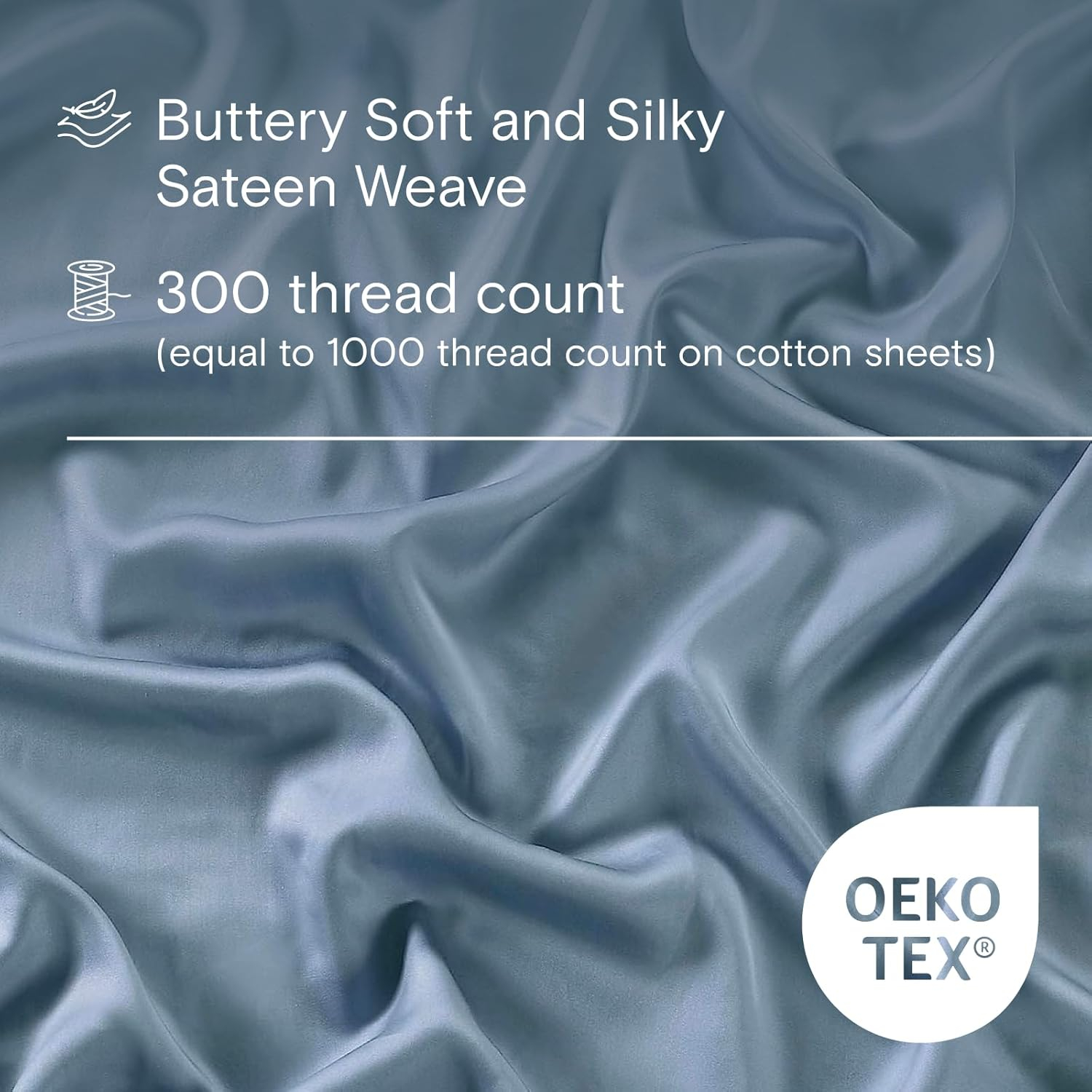 SIJO AiryWeight Tencel Duvet Cover, 100% Lyocell Derived from Eucalyptus, Buttery Soft, Best Cooling Sheets by Architectural Digest (Sky, Twin/Twin XL 70"x90")