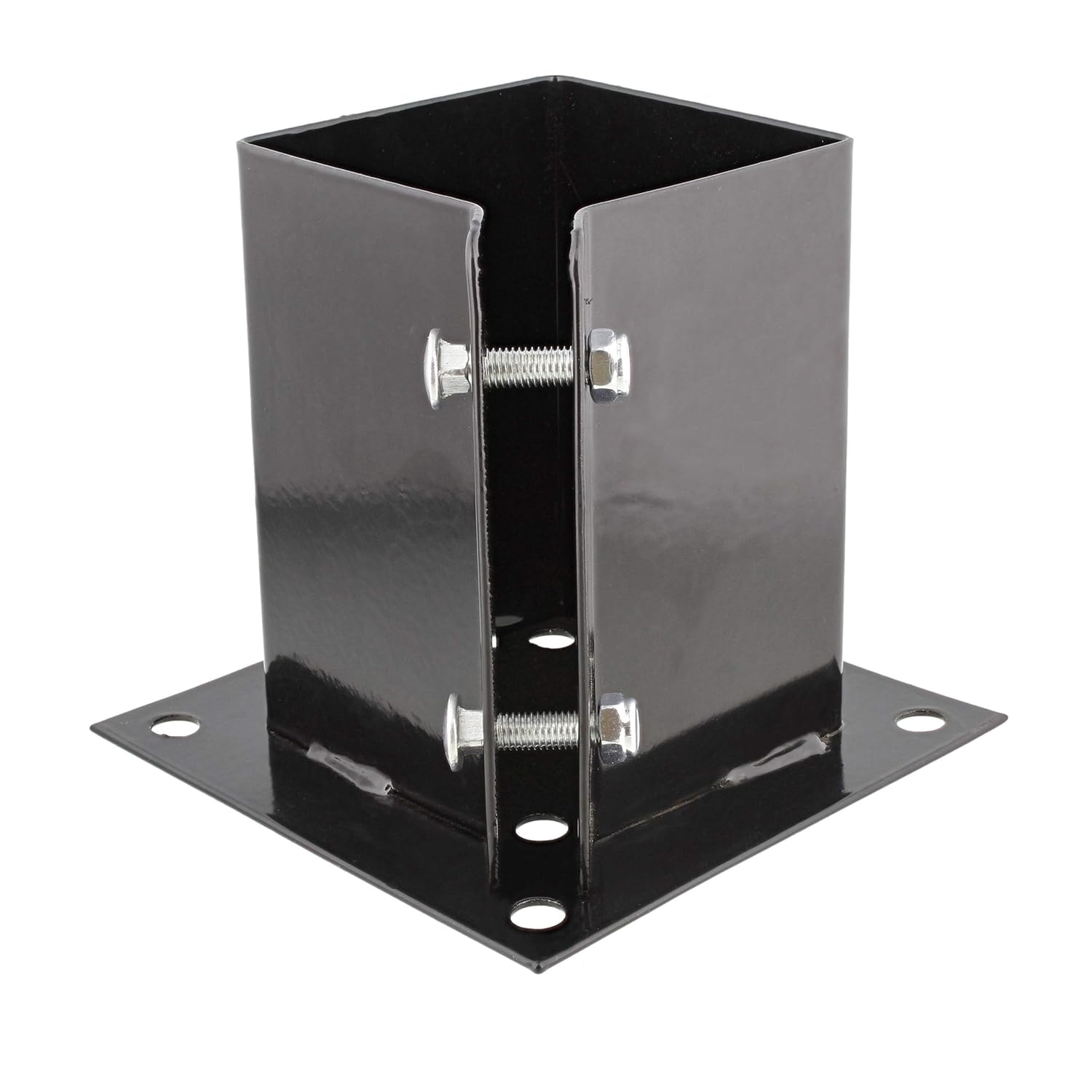 BISupply No Dig 4x4 Post Anchor 1pk Bolt Down Post Base Wood Post Ground Anchor