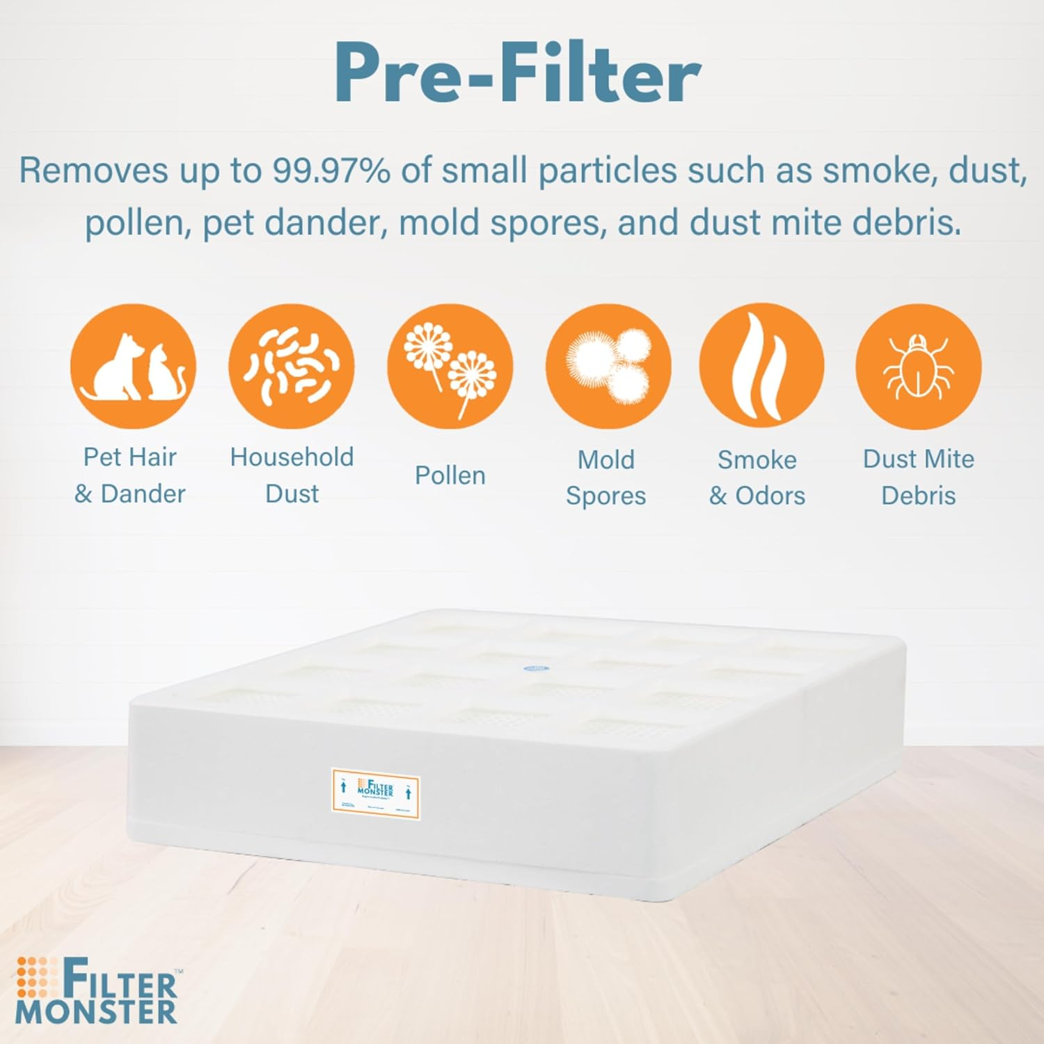 Filter-Monster Branded Replacement Pre-Filter Compatible with IQAir HeathPro Series Pre-Max Pre-Filter