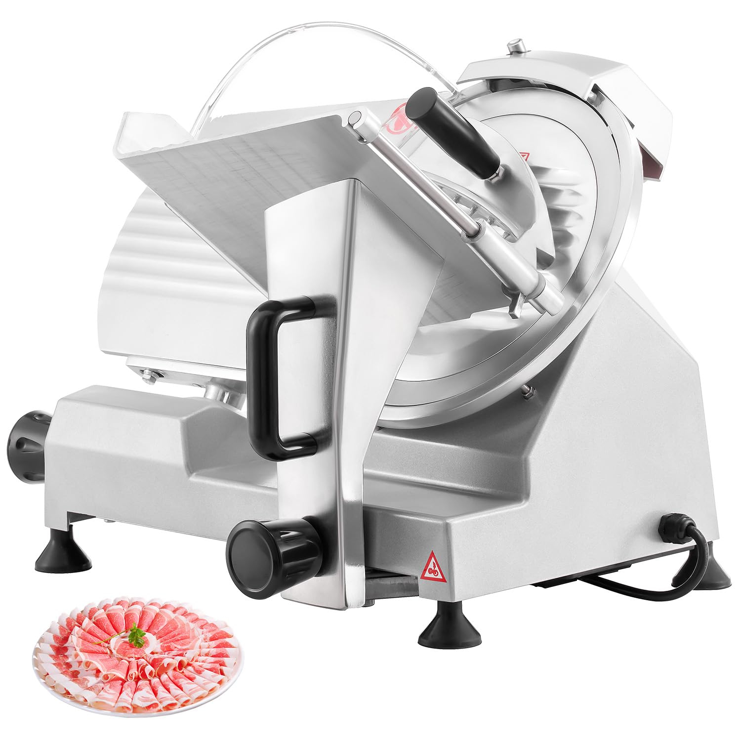 Wilprep Commercial Meat Slicer for Home 150W Electric Deli Food Slicer with 10" Blade