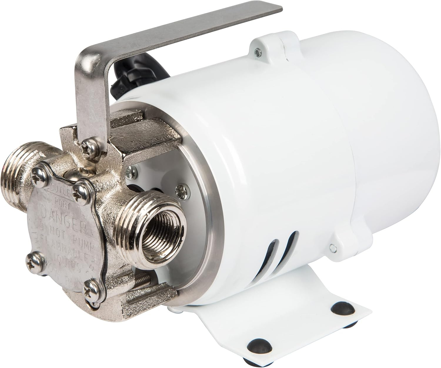 Little Giant 555113, Model 370, Series Pony Pump, Non-Submersible Utility/Transfer Pump, 1/10 HP, 115 Volts, 360 GPH at 1 ft, 6 ft Cord