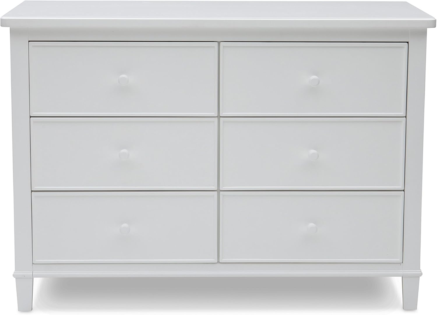 Delta Children Haven 6 Drawer Dresser, White