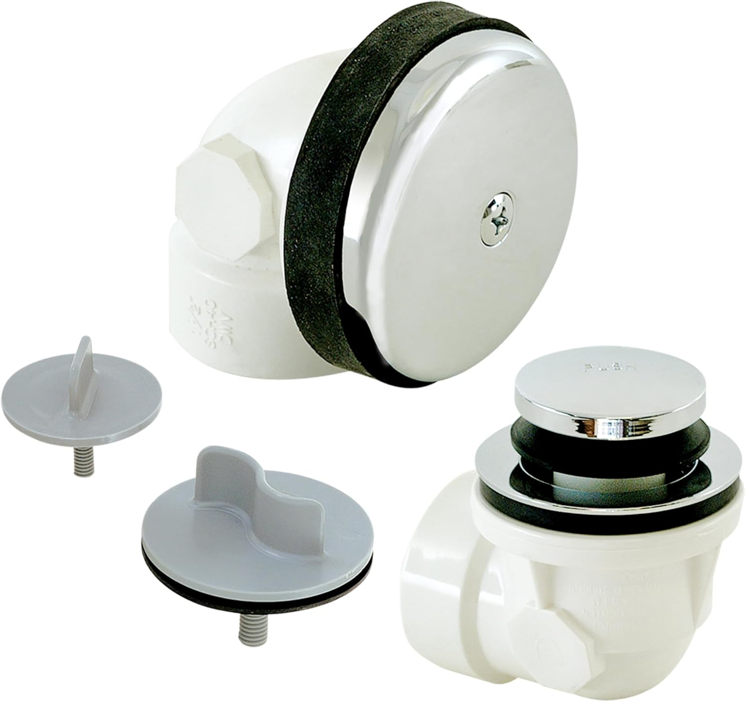 Eastman 35228 Sch. 40 One Hole Bath Waste with Test Kit