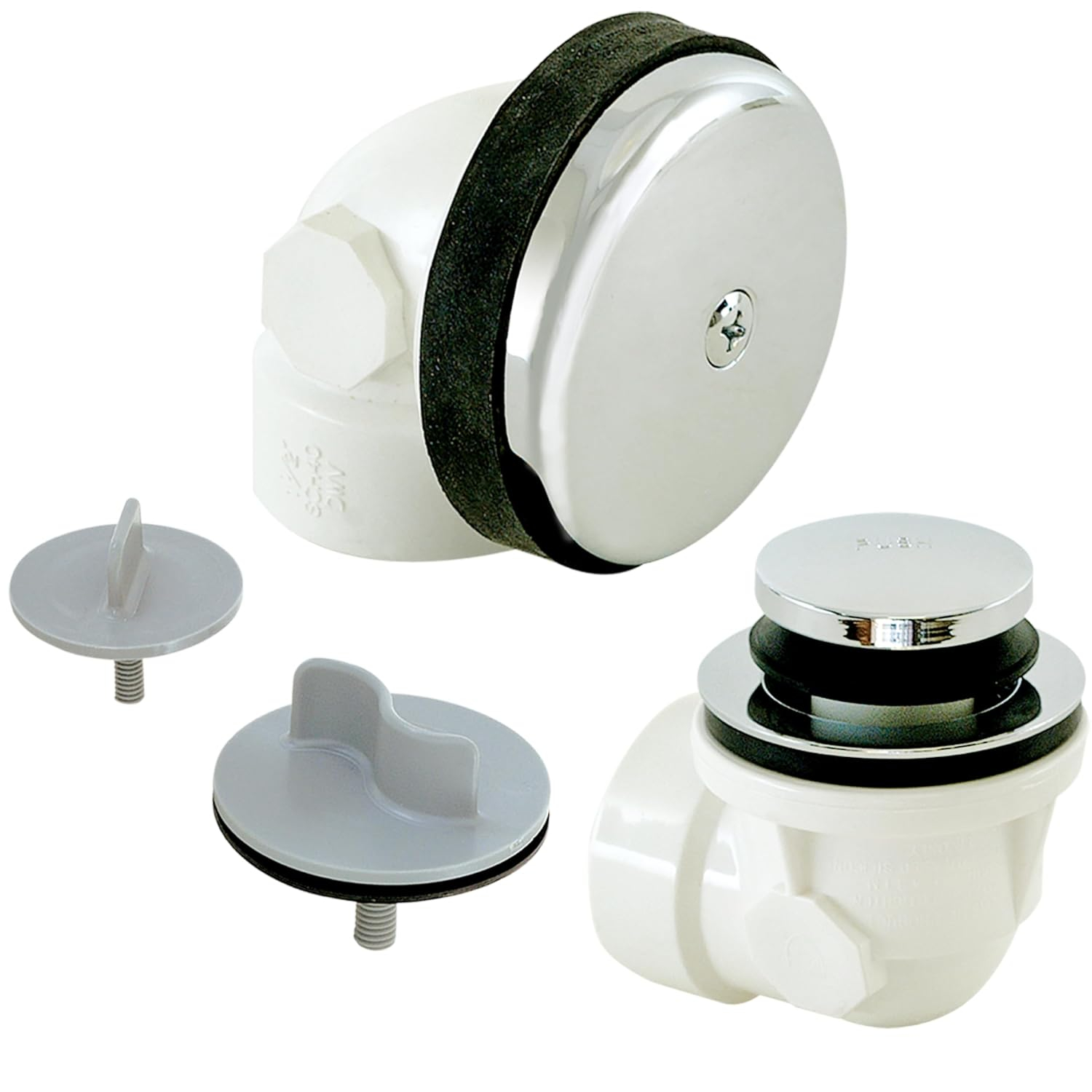 Eastman 35228 Sch. 40 One Hole Bath Waste with Test Kit