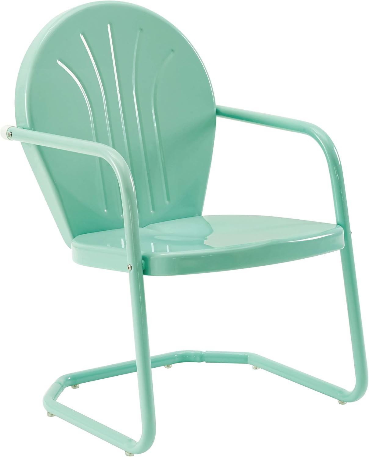 Griffith Aqua Metal Outdoor Lounge Chair