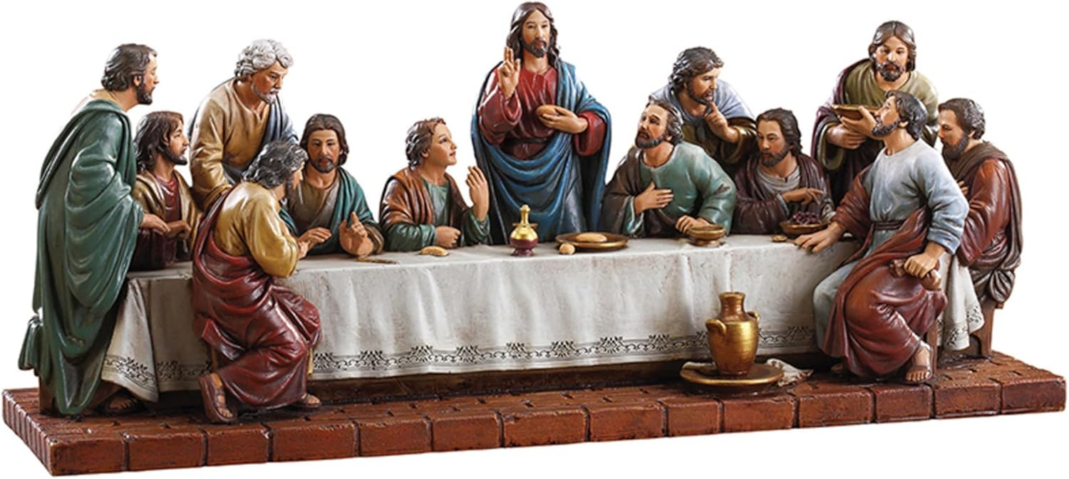 CB Avalon Gallery 16-Inch Last Supper Figurine Statue