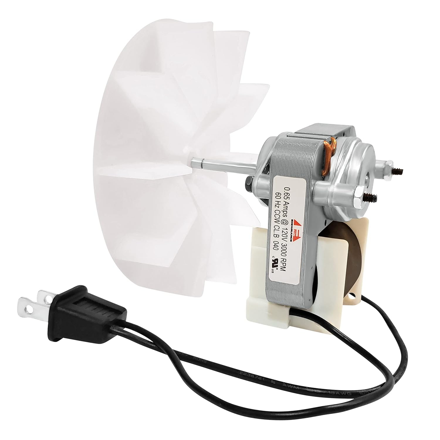 Endurance Pro Universal Bathroom Exhaust Vent Fan Motor Complete Kit Replacement for Broan Nutone C01575, 50 CFM, 120V Uppco, Ventorola E498-1 Bay Motors, Sears 569 Dayton, YJF6158 65100 EM550 (2 pcs)