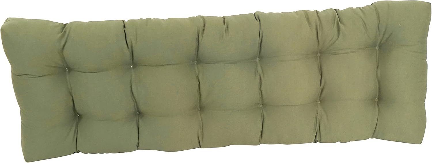 Blazing Needles 60-inch by 19-inch Tufted Solid Twill Bench Cushion