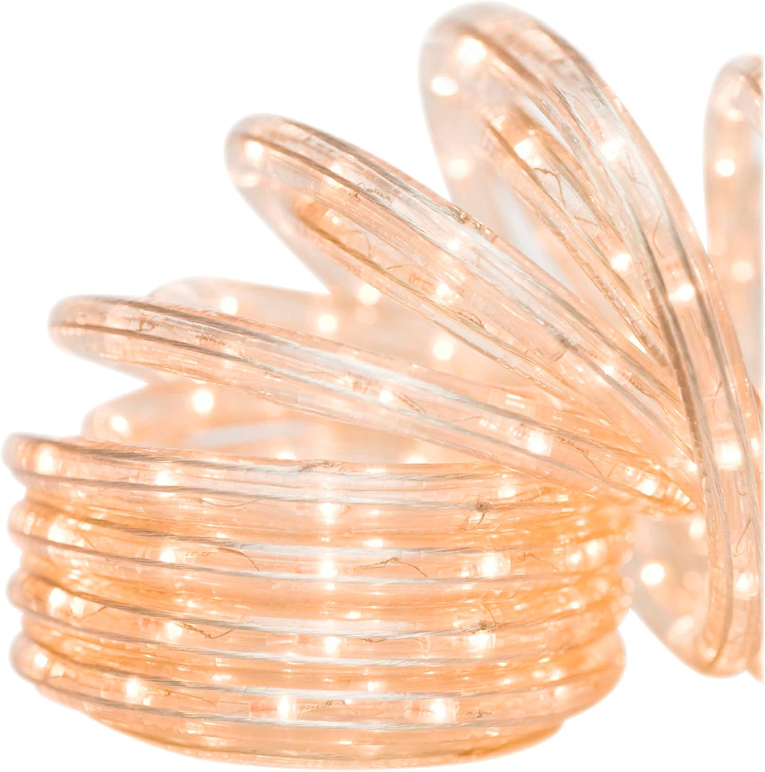 Brite Star 18 Foot Clear Rope Light - Connectable for Indoor and Outdoor Decor - Perfect for Christmas Decorations, Bedroom, Party, Patio, Deck Lighting - Waterproof Outdoor Lighting