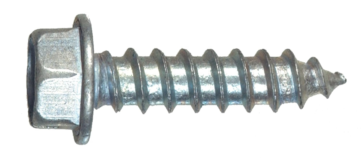 The Hillman Group 35106 Hex Washer Head Sheet Metal Screw 10 x 1/2 100-Pack