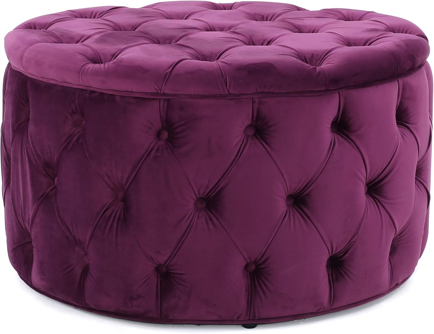 Maelyn Plush  Velvet Ottoman