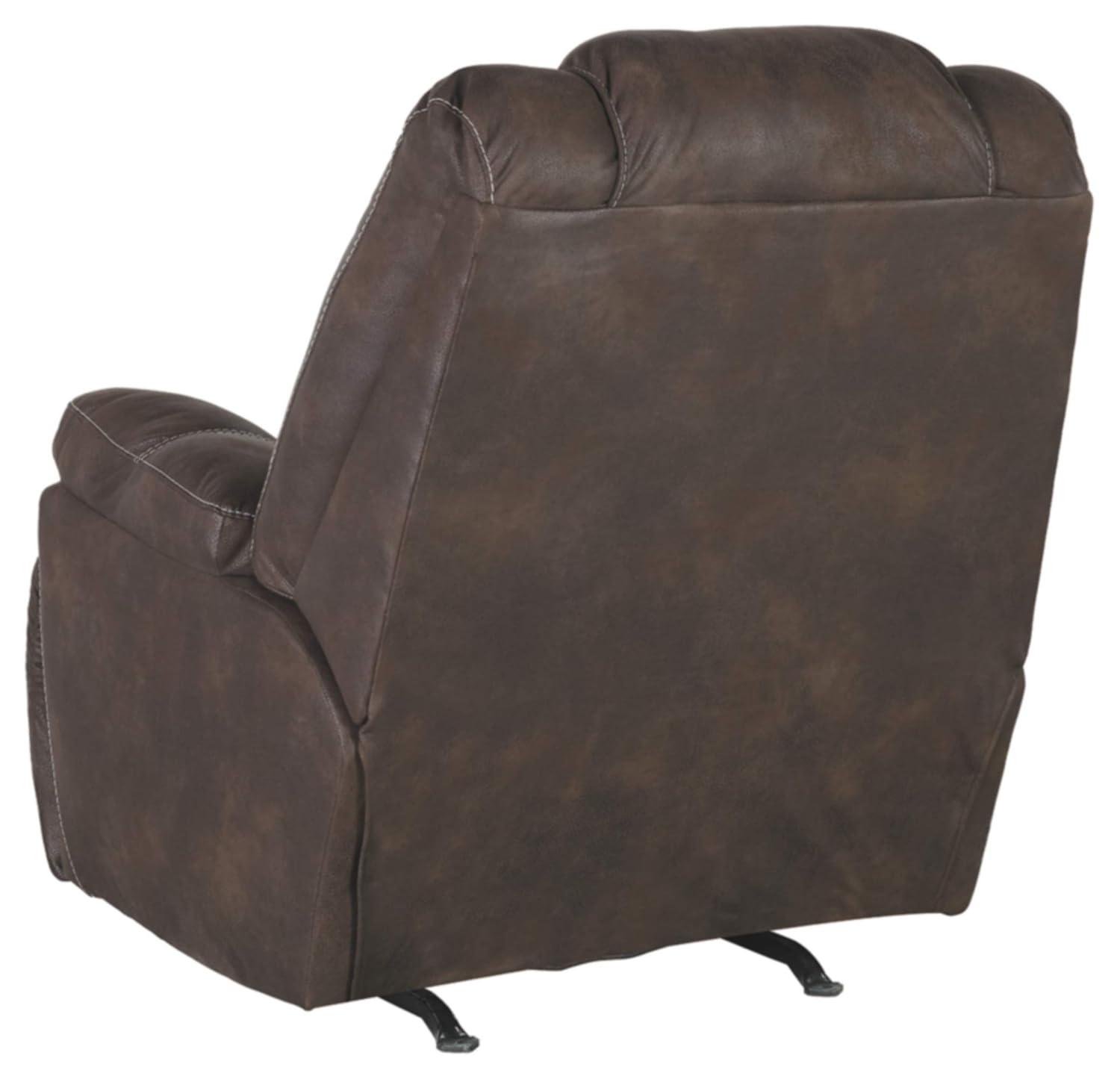 Signature Design by Ashley Warrior Fortress Rocker Recliner in Coffee