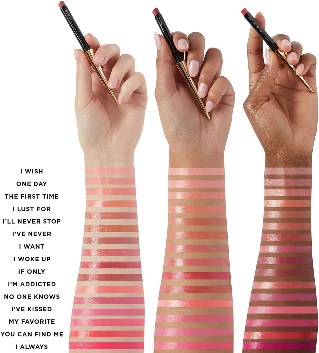 Terracotta Rose Long-Wearing Satin Liquid Lipstick with Gold Applicator