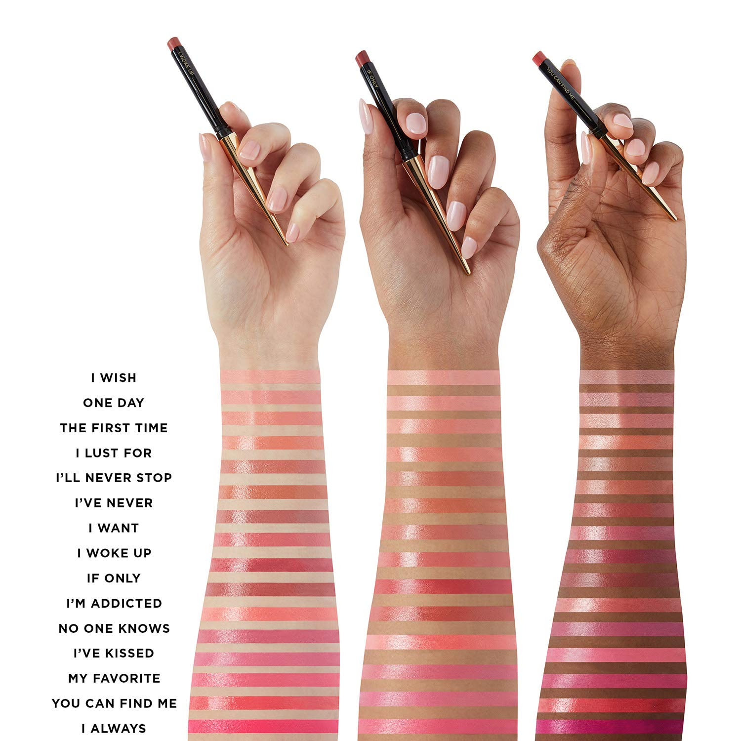 Terracotta Rose Long-Wearing Satin Liquid Lipstick with Gold Applicator