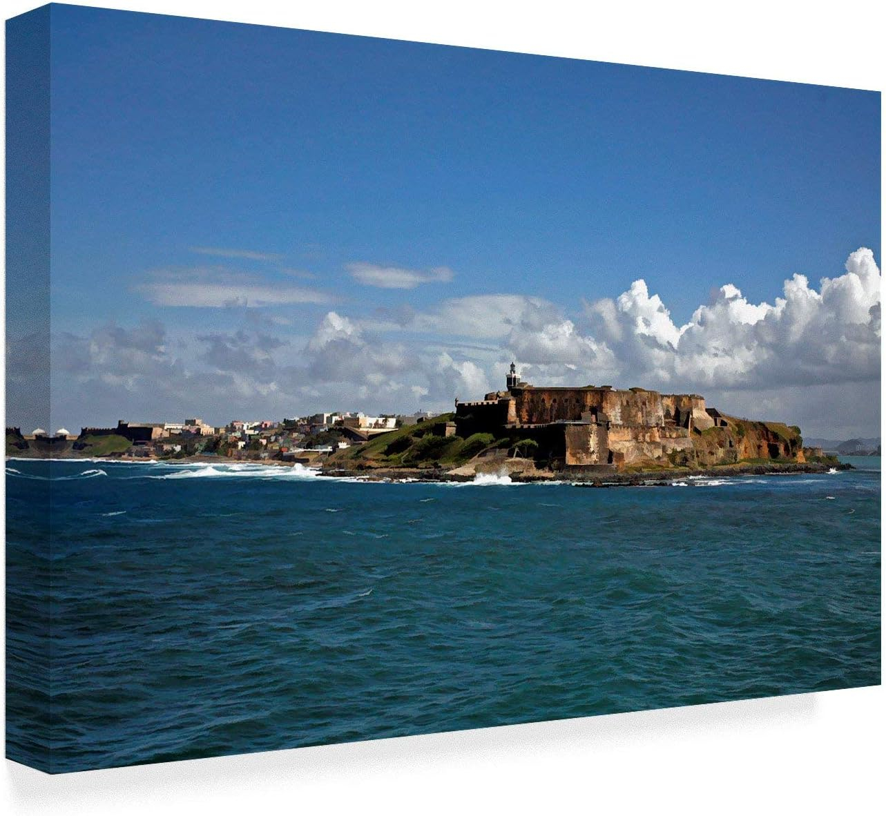 Trademark Fine Art J.D. Mcfarlan " El Morro, San Juan Puerto Rico " by J.D. McFarlan