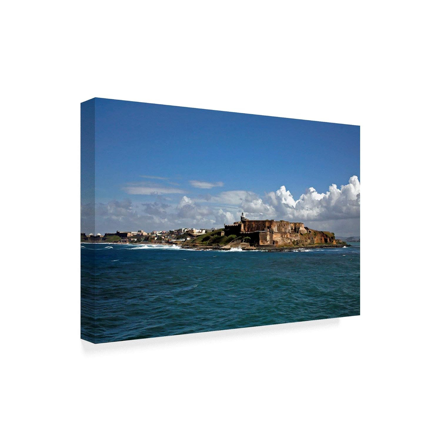 Trademark Fine Art J.D. Mcfarlan " El Morro, San Juan Puerto Rico " by J.D. McFarlan