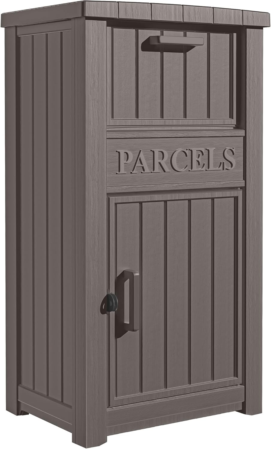 Package Delivery Box for Outside, Extra Large Parcel Drop Box with Lockable Secure, Waterproof and Anti-Theft Package Delivery Box for Porch Curbside