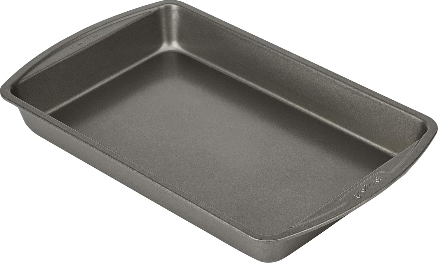 Goodcook Everyday Nonstick Steel Oblong Pan, 7" x 11", Gray