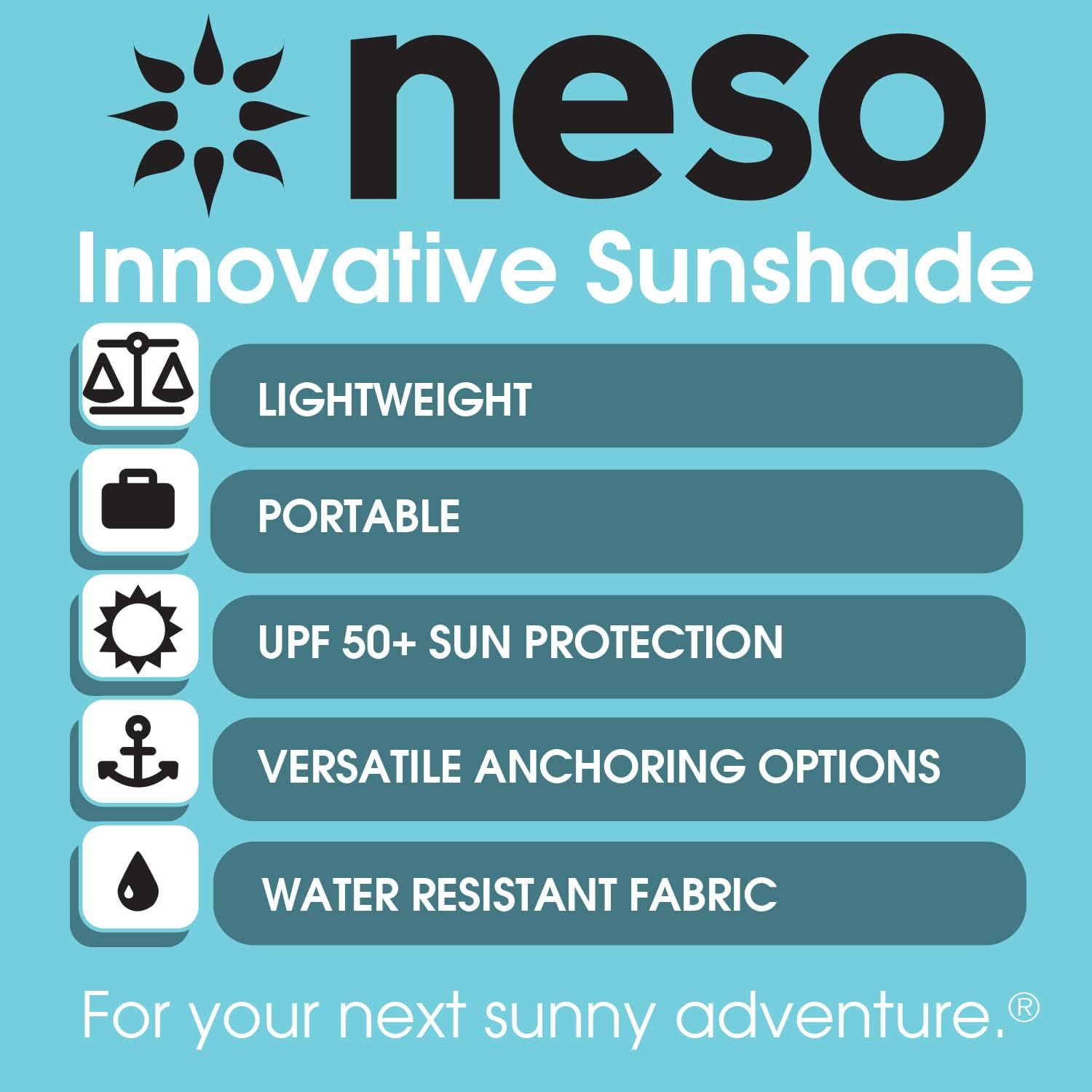 Large Blue Nylon Beach Tent with Aluminum Poles