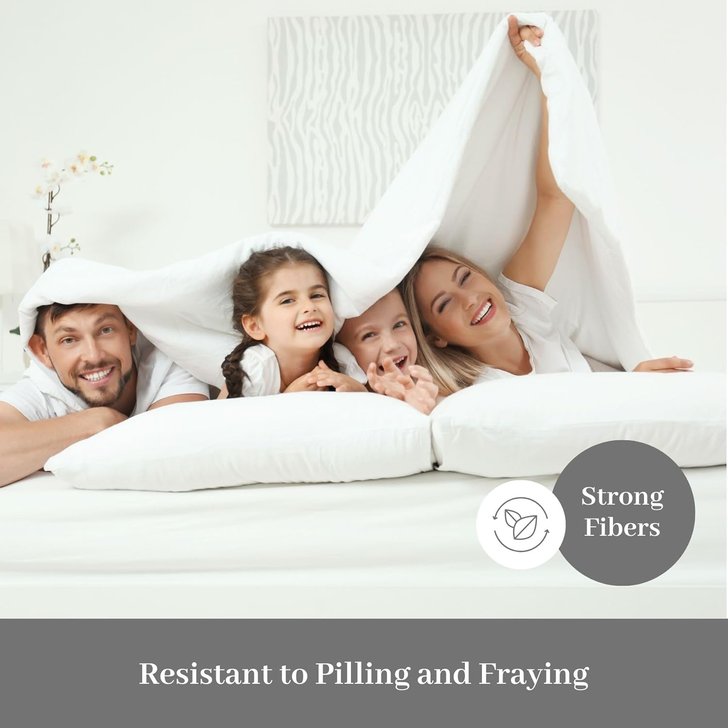 DreamFit DreamCool 100% Pima Cotton Sheets with Elastic Corner Straps 20 Inch Extra Deep Pocket Crafted in USA Bedding Guaranteed to Stay On Luxury Sheets Twin XL Sheets Set Ivory