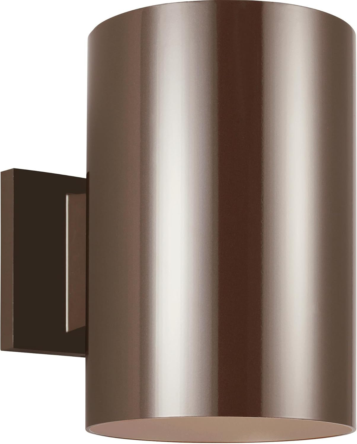 Generation Lighting 8313901EN3-10 Large One Light Outdoor Wall Lantern, Bronze