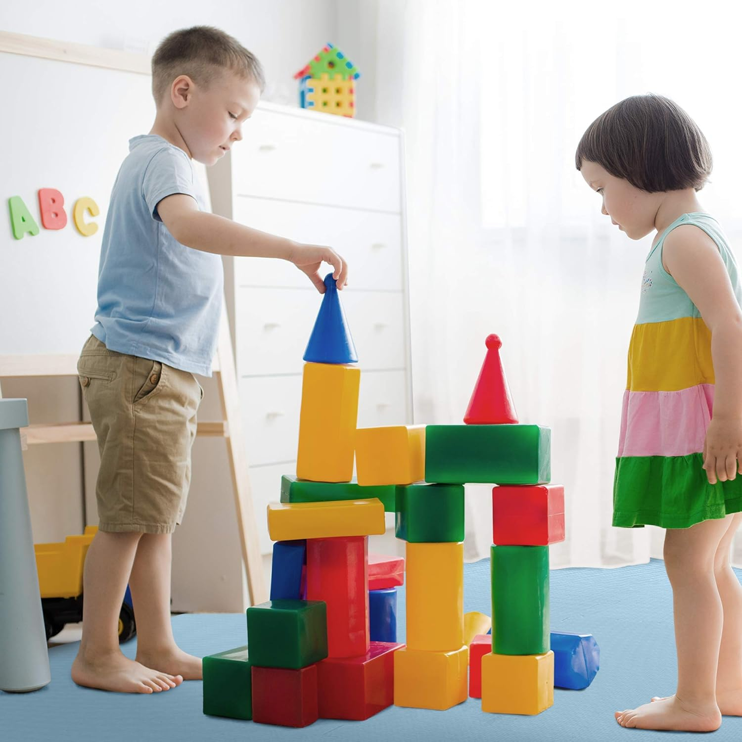 We Sell Mats 1/2 Inch Thickness Multipurpose EVA Foam Floor Tiles, Interlocking Floor Mat for Indoor Gym and Home Use 100 Square Feet (25 Tiles) Hunter Green