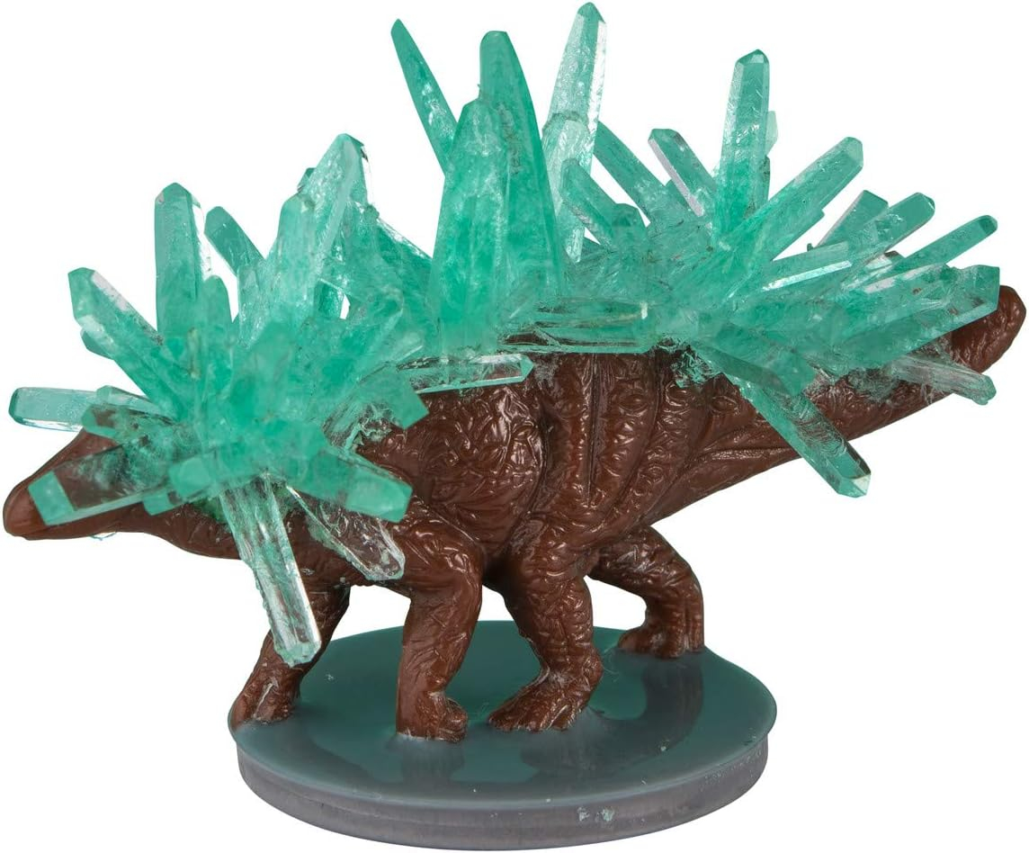 MindWare Crystal Growing Kits: Dinosaurs Set of 3 – Cool DIY Crystal Growing Kits for Kids & Teens – Funky Mini Science Experiment in a 10pc kit – Crystals Grow in 24 Hours