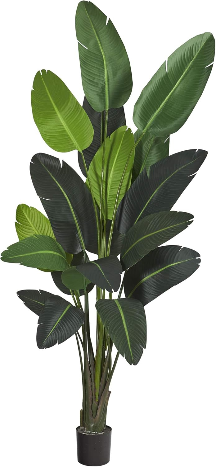 Nearly Natural 8’ Traveler's Palm Artificial tree
