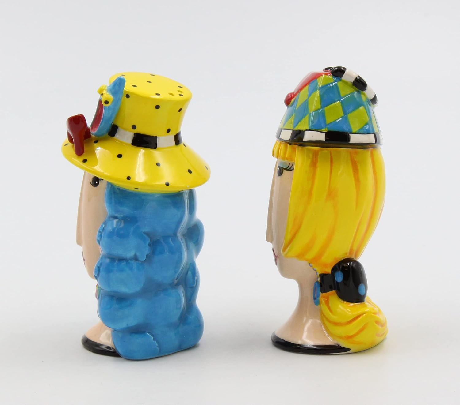Cosmos Gifts Ceramic Salt and Pepper Shaker Set