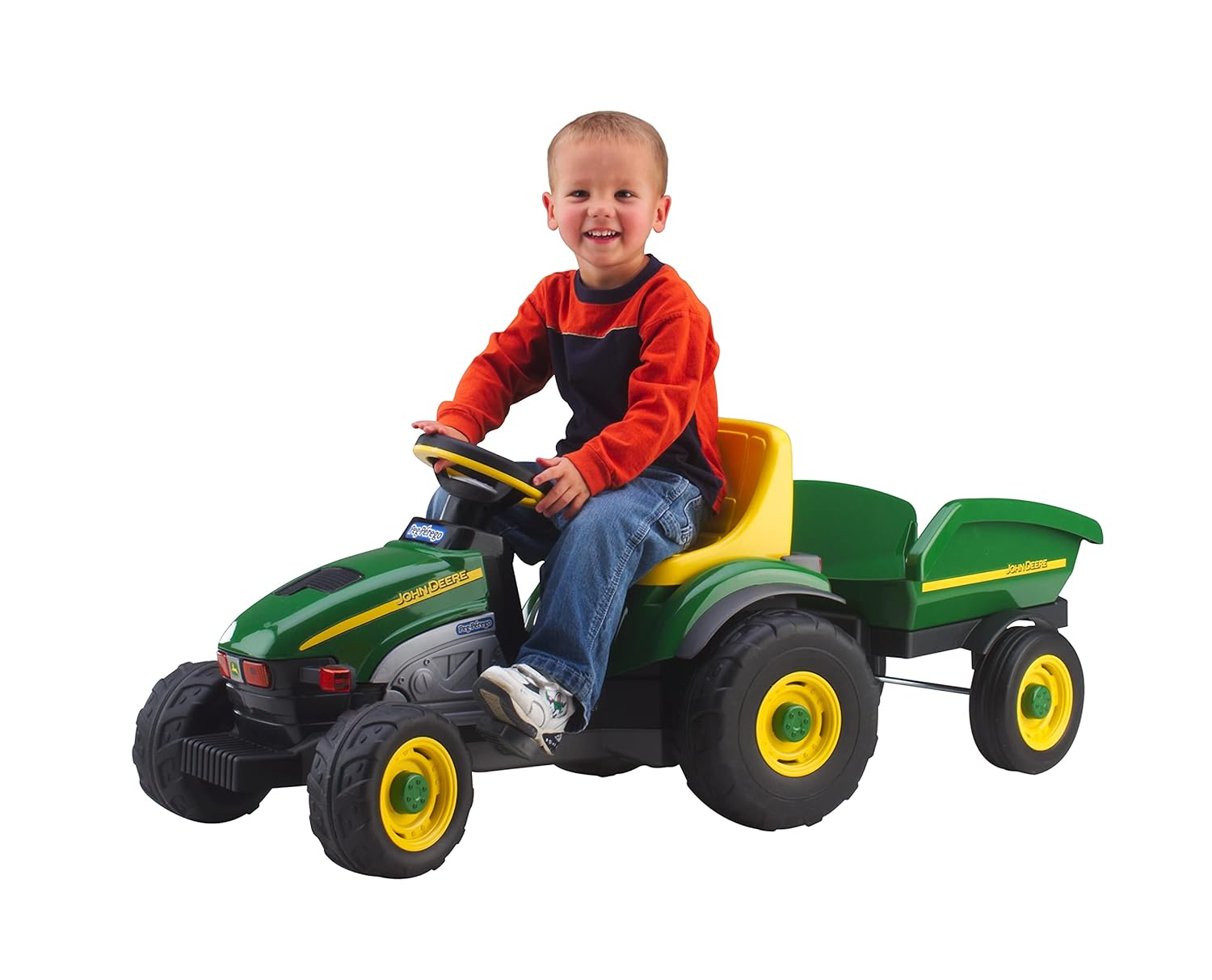 Peg Perego John Deere Farm Tractor and Trailer Pedal Ride-On